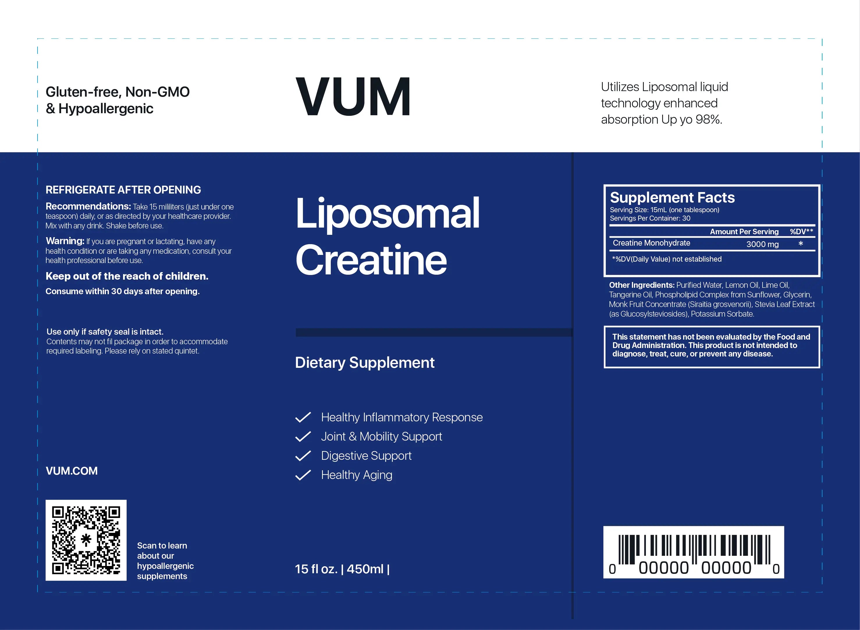 Liposomal Creatine