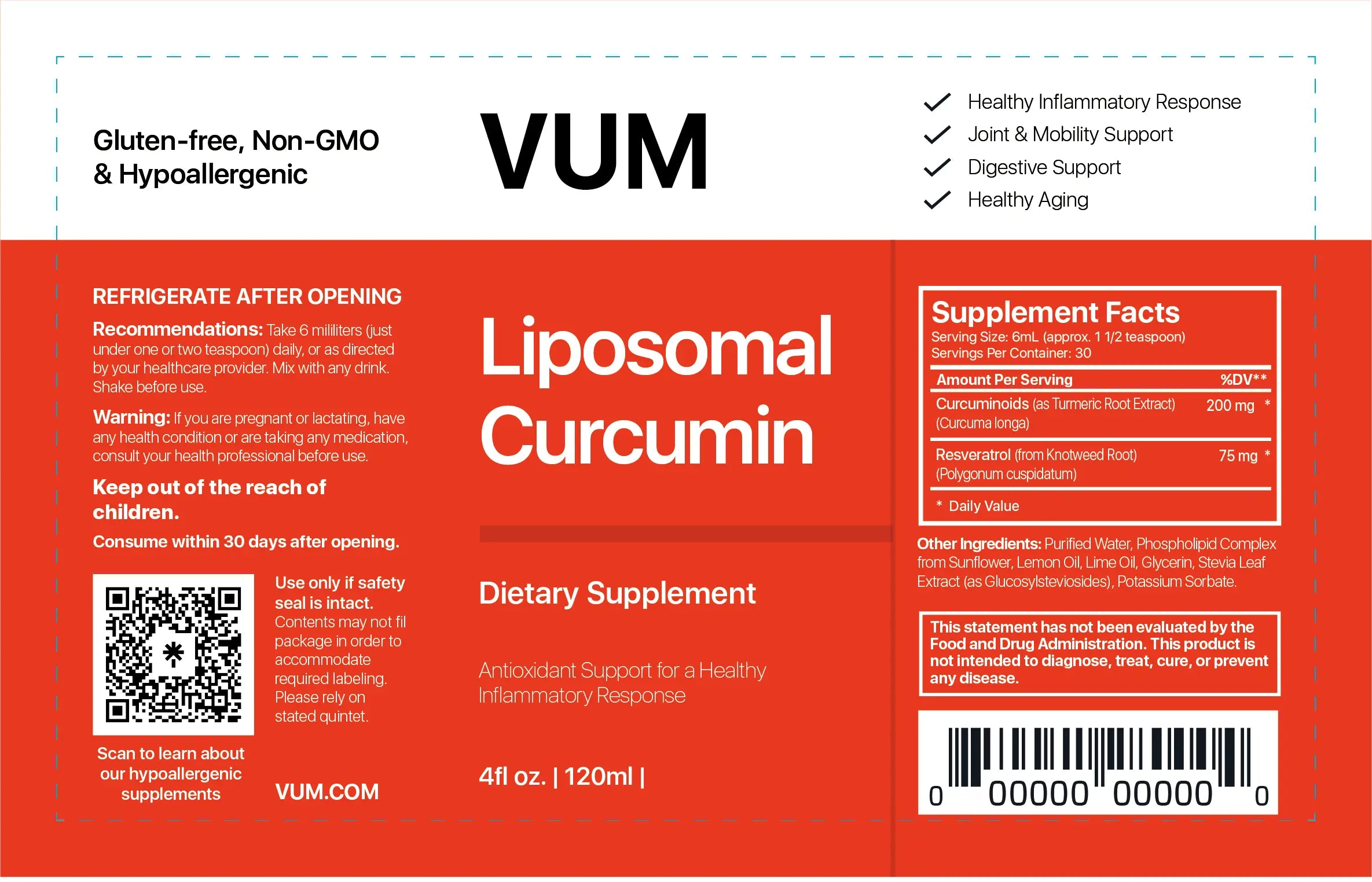 Liposomal Curcumin